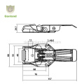 GL-14179 Trailer Boad Latch ohne Gegenstück 160 mm